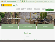 Tablet Screenshot of fundacion-biodiversidad.es